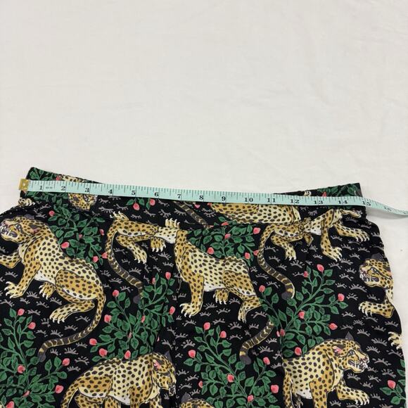 PrintFresh Medium Eco Satin Sweet Dreams Shorts Bagheera Ink Black PJ Shorts - Picture 5 of 8
